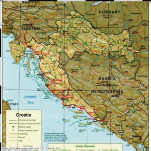 Do Albanii 2009 - trasa przez Chorwację