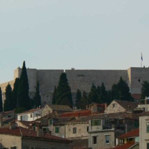 Do Albanii 2009 - stare miasto Szybenik w Chorwacji