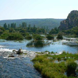 Do Albanii 2009 - północna część Parku Narodowego Krka w Chorwacji