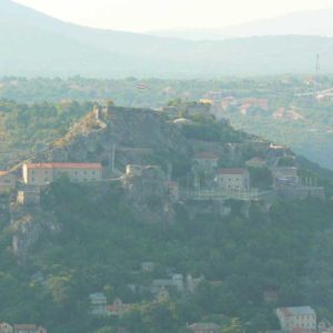 Do Albanii 2009 - Knińska twierdza w Chorwacji