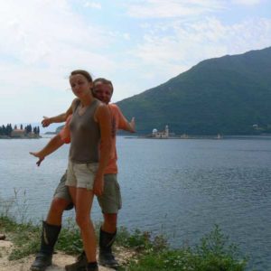 Do Albanii 2009 - klasztory na Boce Kotorskiej w Czarnogórze