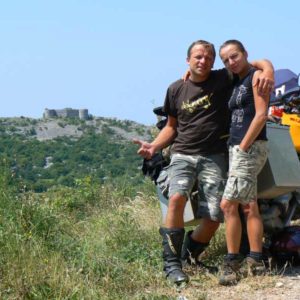 Do Albanii 2009 - zamek Brajići w Czarnogórze