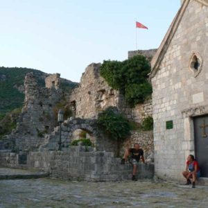 Do Albanii 2009 - Stary Bar w Czarnogórze