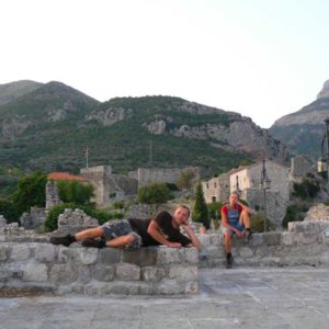 Do Albanii 2009 - Stary Bar w Czarnogórze