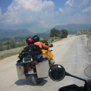 Do Albanii 2009 - droga do Kruji w Albanii