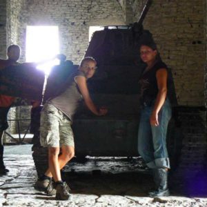 Do Albanii 2009 - zamek w Gjirokastra w Albanii