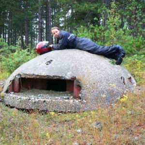 Do Albanii 2009 - albańskie bunkry w drodze do Macedonii