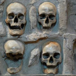 Do Albanii 2009 - Nisz, wieża czaszek w Serbii