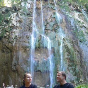 Do Albanii 2009 - Vielki Slap w Parku Narodowym Plitwickie Jeziora w Chorwacji