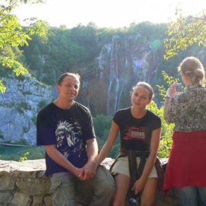 Do Albanii 2009 - Vielki Slap w Parku Narodowym Plitwickie Jeziora w Chorwacji