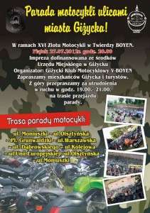 XVI LETNI ZLOT MOTOCYKLI W TWIERDZY BOYEN - Giżycko