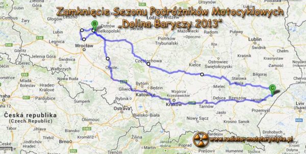 Zamknięcie Sezonu Podróżników Motocyklowych „Dolina Baryczy 2013”