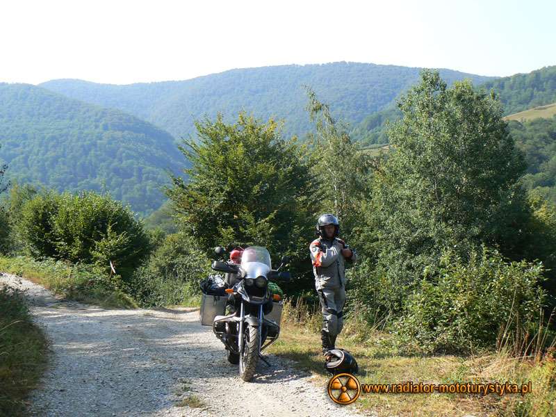 Wyprawa motocyklowa – Bułgarski Bastion Komunizmu - bezkolizyjny powrót na niemal poziomy kawałek drogi