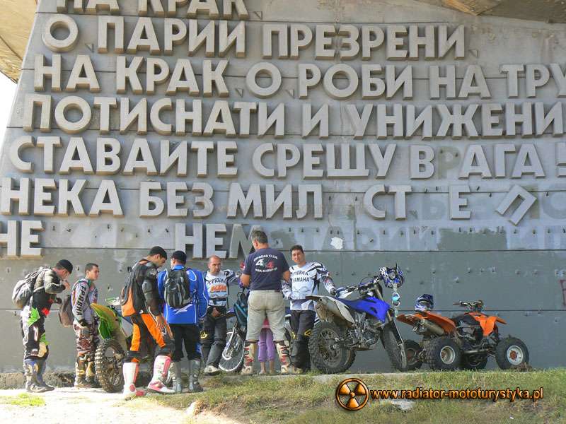 Wyprawa motocyklowa – Bułgarski Bastion Komunizmu - Buzłudża
