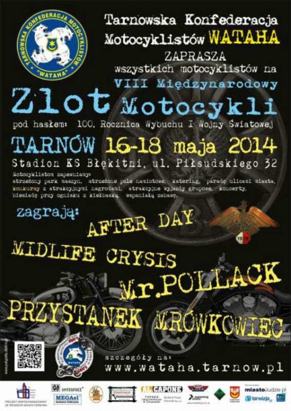 VIII Międzynarodowy Zlot Motocykli 16-18.05.2014 – Tarnów