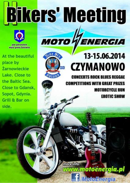 Zlot Motocyklowy Moto Energia 13-15.06.2014 – Czymanowo