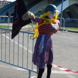 Rozpoczęcie sezonu motocyklowego - topienie marzanny - Rzeszów, Podpromie 2017