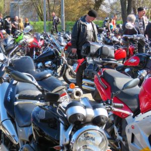 Rozpoczęcie sezonu motocyklowego - topienie marzanny - Rzeszów, Podpromie 2017