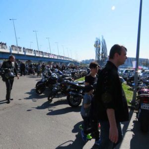 Rozpoczęcie sezonu motocyklowego - topienie marzanny - Rzeszów, Podpromie 2017