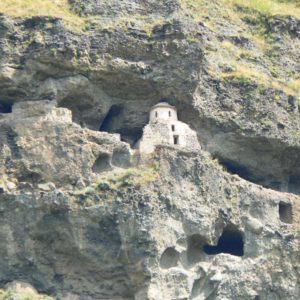 Gruzja motocyklowo 2010 – wyprawa na magiczne Zakaukazie - monastyr na skale