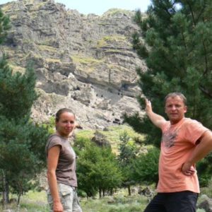 Gruzja motocyklowo 2010 – wyprawa na magiczne Zakaukazie - monastyr na skale