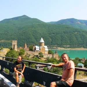 Gruzja motocyklowo 2010 – wyprawa na magiczne Zakaukazie - Gruzja - twierdza Ananuri