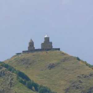 Gruzja motocyklowo 2010 – wyprawa na magiczne Zakaukazie - Gruzja - Tsminda Sameba