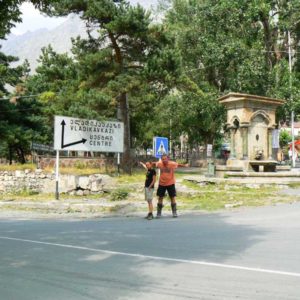 Gruzja motocyklowo 2010 – wyprawa na magiczne Zakaukazie - Gruzja - Kazbegi/Stepancsminda