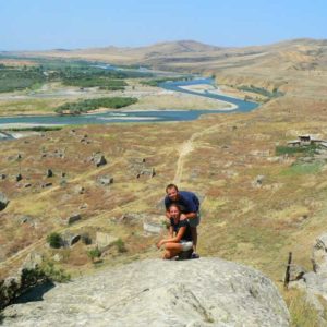 Gruzja motocyklowo 2010 – wyprawa na magiczne Zakaukazie - Gruzja - skalne miasto w Upliscyche