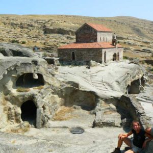 Gruzja motocyklowo 2010 – wyprawa na magiczne Zakaukazie - Gruzja - skalne miasto w Upliscyche