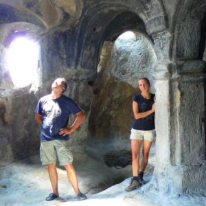 Gruzja motocyklowo 2010 – wyprawa na magiczne Zakaukazie - Gruzja - skalne miasto w Upliscyche