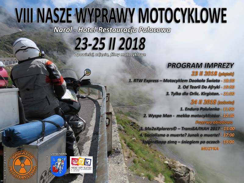 VIII Nasze Wyprawy Motocyklowe - plakat - program