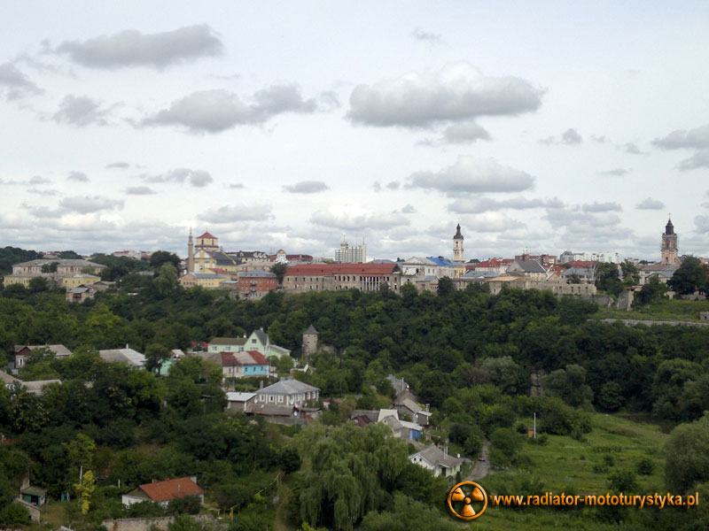 Ukraina - Kamieniec Podolski - widok na stare miasto